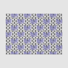 Lila Schmetterlinge (Design 4 der Lila Serie) Seidenpapier
