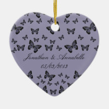 Lila Schmetterlinge Save the Date Keepake