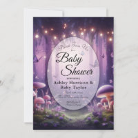 Lila Schmetterlinge Starlit Skies Baby Dusche