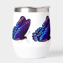 Lila Schmetterlingsglas