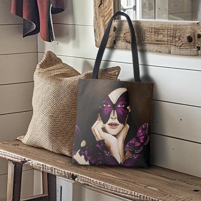 Lila Schmetterlingsmasquerade Tasche (Von Creator hochgeladen)