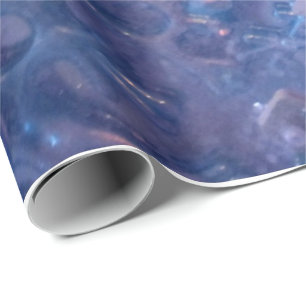 Lila Schneeflocke-Verpackungs-Papier Geschenkpapier