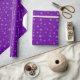 Lila Schneeflocke-Weihnachtsgeschenk-Verpackung Geschenkpapier (Crafts)