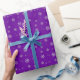 Lila Schneeflocke-Weihnachtsgeschenk-Verpackung Geschenkpapier (Gifting)