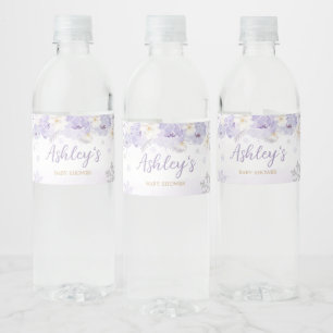 Lila Schneeflocken-Babydusche