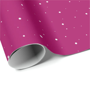 Lila Schneeflocken Schnee Winterweihnachtsferien Geschenkpapier