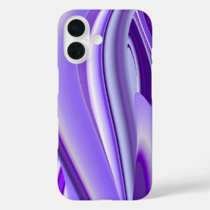 Lila Schneetraum , Abstrakte Fantasie-Rainbow-Kuns iPhone 16 Hülle