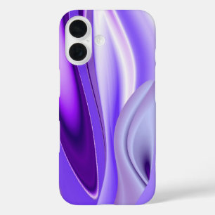 Lila Schneetraum , Abstrakte Fantasie-Rainbow-Kuns iPhone 16 Hülle
