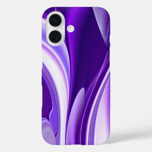 Lila Schneetraum , Abstrakte Fantasie-Rainbow-Kuns iPhone 16 Hülle