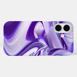 Lila Schneetraum , Abstrakte Fantasie-Rainbow-Kuns iPhone 16 Hülle