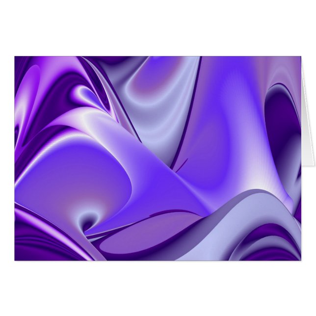 Lila Schneeträume, Abstrakte Fantasiekunst (Vorderseite (Horizontal))