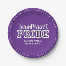 Lila School Pride Mascot Name Paper Teller