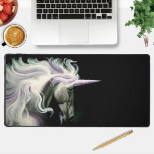 Lila Schreibtischunterlage