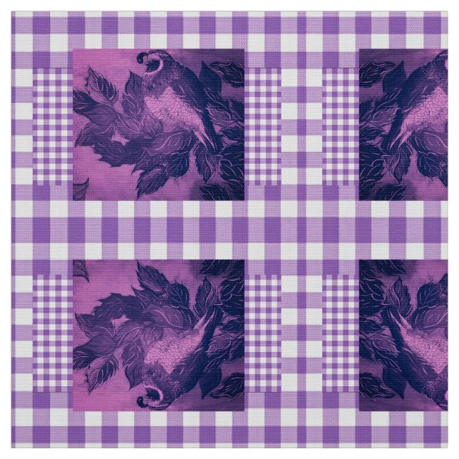 Lila Schwanz Stoff (Muster)