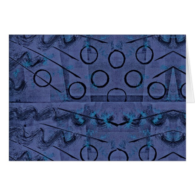 Lila Schwarz Abstrakt (Vorderseite (Horizontal))