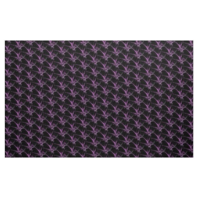 Lila Schwarzes Fraktal Stoff (Yard (91,4 cm))