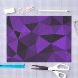 Lila-schwarzes geometrisches Maschenmuster Seidenpapier