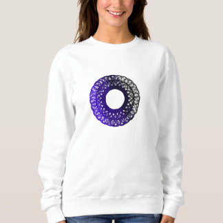 lila-schwarzes torpam Frau-Sweatshirt Sweatshirt