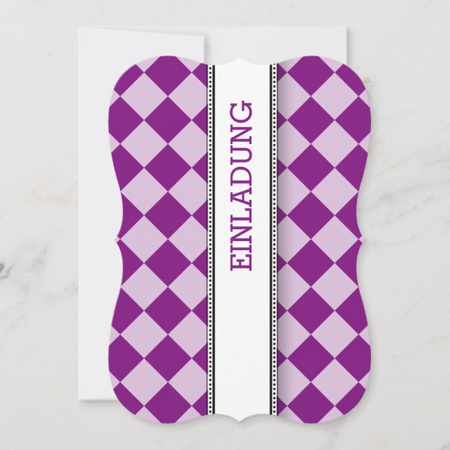 Lila Schwarzweiß (Vorderseite)