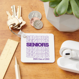 Lila Seniors Seniors Seniors Schlüsselanhänger