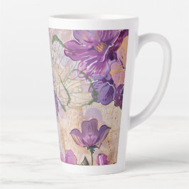 Lila Shabby Hütte Butterfly Milchtasse