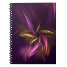 Lila Shades Abstrakt Blume Fantasie