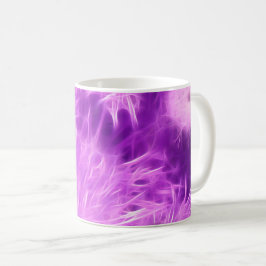 Lila Shades-Blume verändert Kaffeetasse