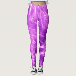 Lila Shades-Blume verändert Leggings