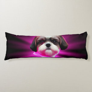 Lila Shih Tzu Seitenschläferkissen