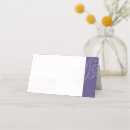 Lila Sitzkarte, Caroline Wedding Collection Platzkarte