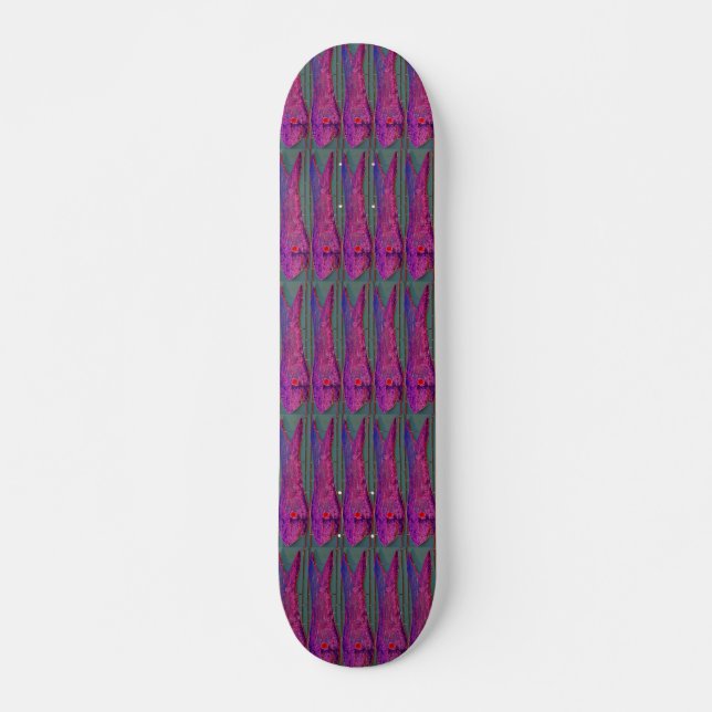 lila Skateboard (Vorne)