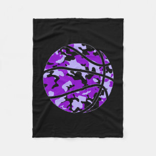 Lila Sketll-Tarnung - Lila Tarnmuster Sketll Fleecedecke