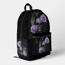 LILA SKULL COOLER BEDRUCKTER RUCKSACK