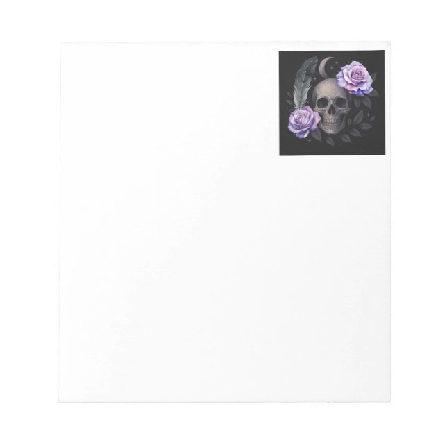 LILA SKULTURNOTENPAPIER NOTIZBLOCK (Vorderseite)