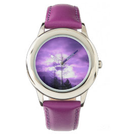 Lila Sky Watch Armbanduhr