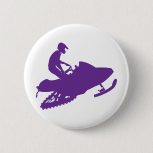 Lila-Snowmobiler Button