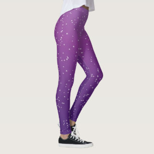Lila Soda-Blasen-Leggings Leggings