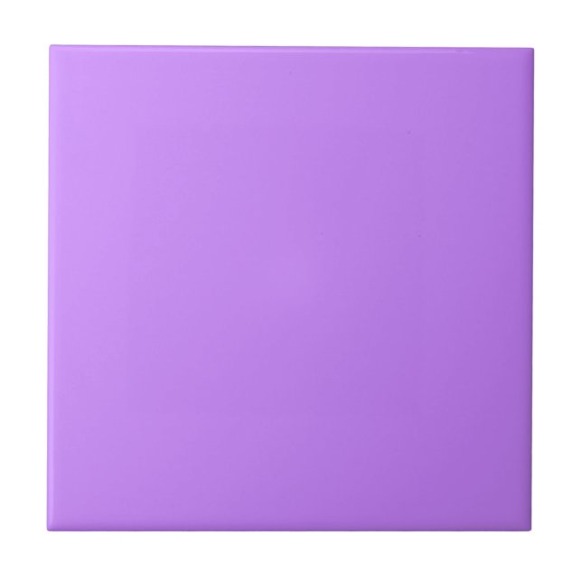 Lila Solid Color Tile Fliese (Vorderseite)