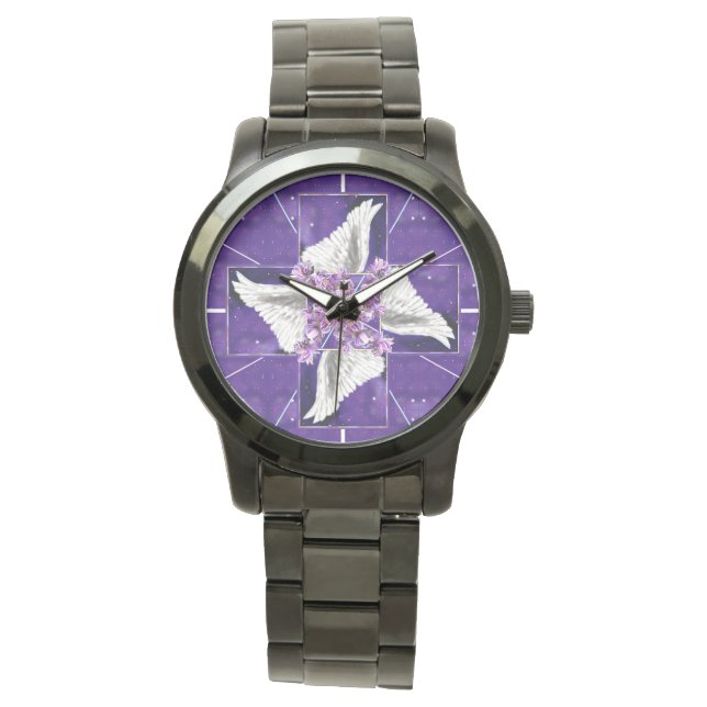 Lila Soul Armbanduhr (Vorderseite)