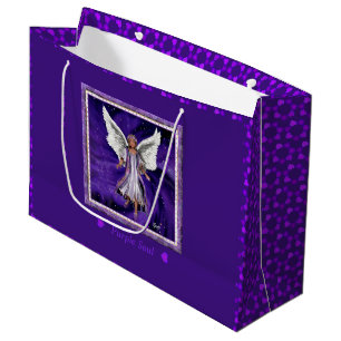 Lila Soul Große Geschenktasche Geschenktüte