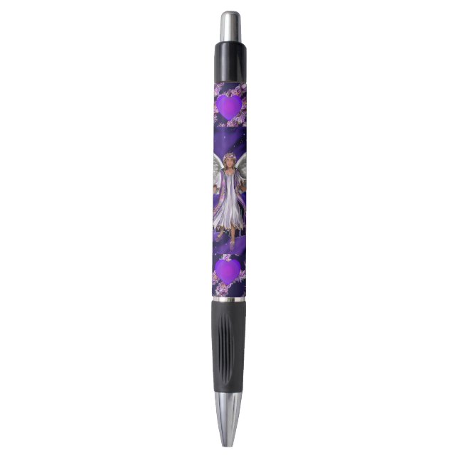 Lila Soul Pen Kugelschreiber (Vorderseite Vertikal)