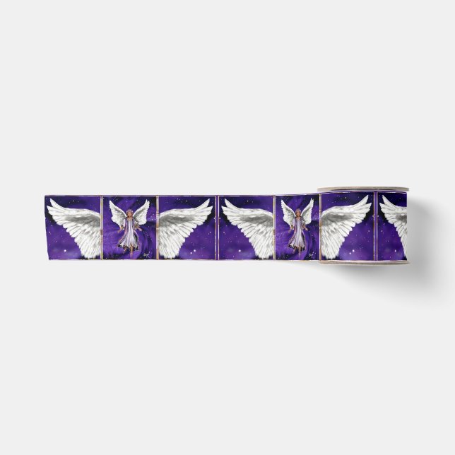 Lila Soul Satin Ribbon Satinband (Vorderseite)