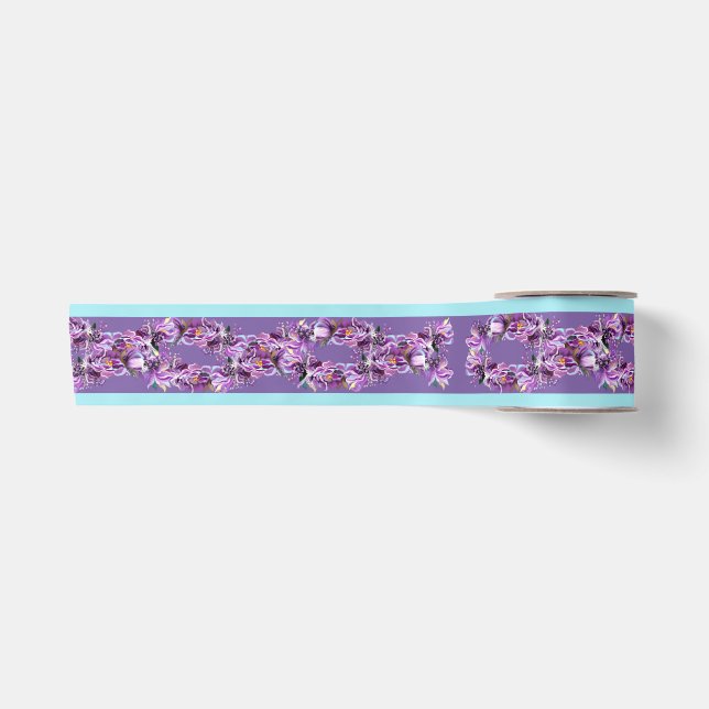 Lila Soul Satinband (Vorderseite)