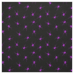Lila Spider Happy Halloween Modern Stoff