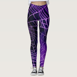 Lila Spider Web-Leggings Leggings