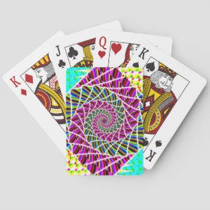 Lila Spirale ( Sie können Wörter hinzufügen ) Spielkarten