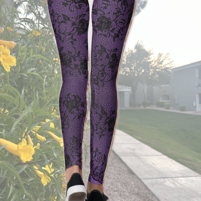 Lila Spitze Leggings (Von Creator hochgeladen)