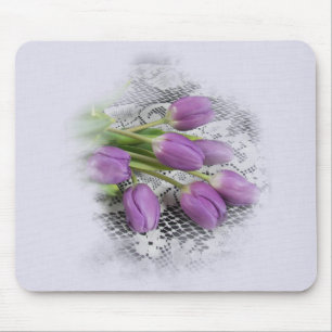 Lila Spitzen Mousepad