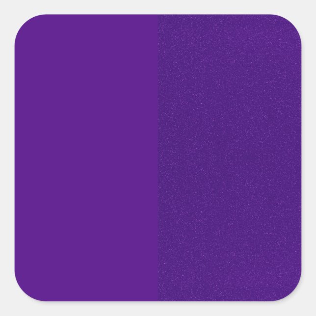 Lila Split-Texture Vertikal-Aufkleber – Anpassen Quadratischer Aufkleber (Vorderseite)