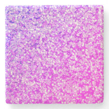 Lila-Spritzen-Akzent-Untersetzer